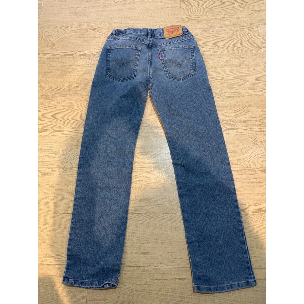 Levi's Boys Performance 514 Straight Leg Jeans Medium Wash Blue Size 14‎ Regular